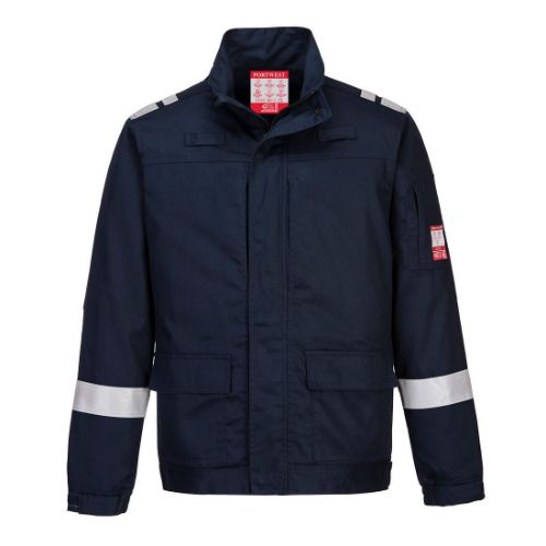 Portwest Bizflame Plus Lightweight Stretch Panelled Jacket Navy Navy